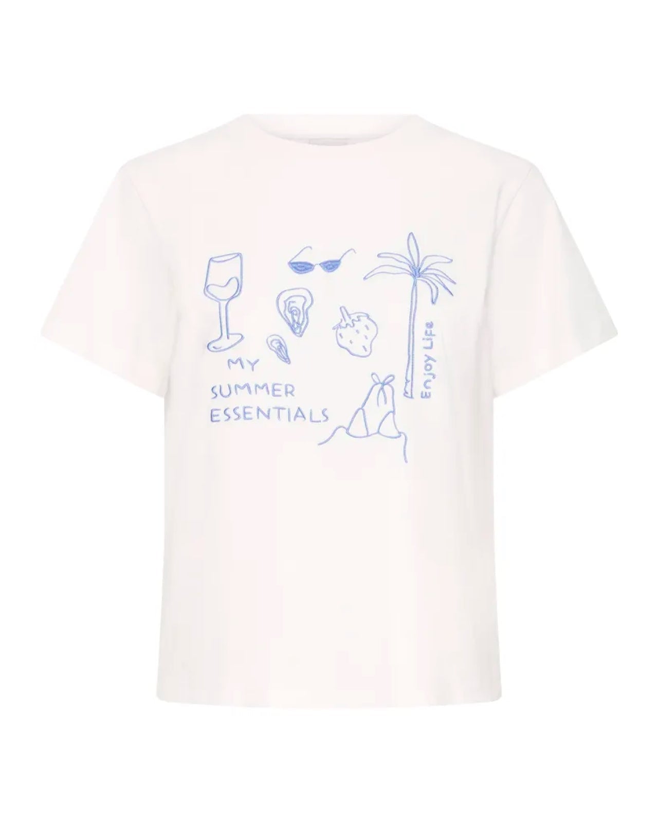 Novola SS White T Shirt