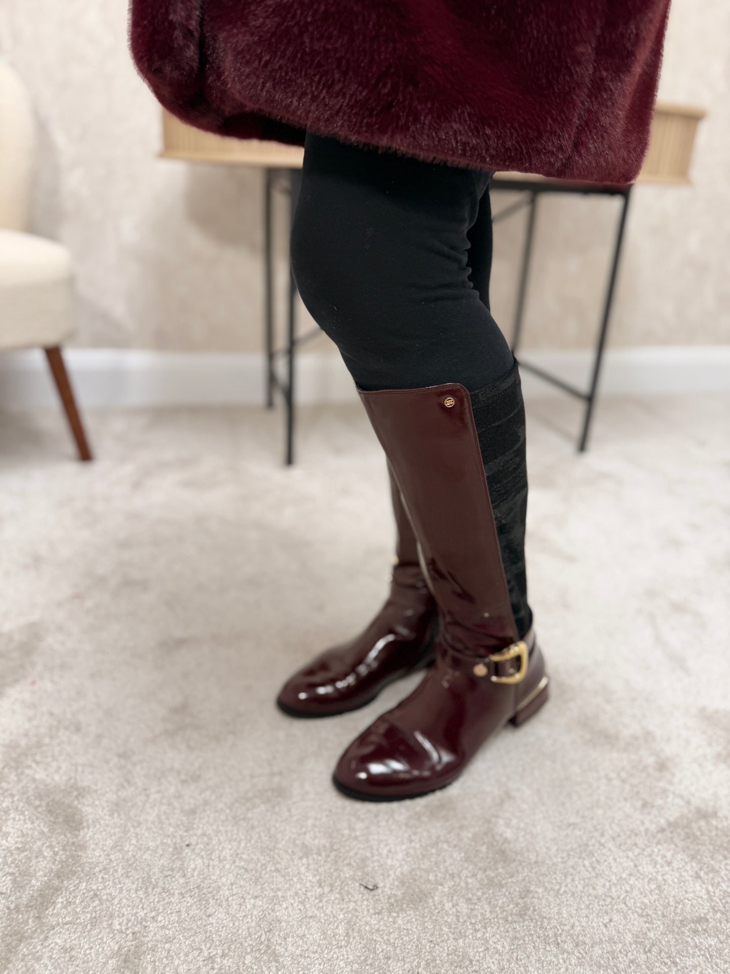 Kendari Port Shimmer Long Boots