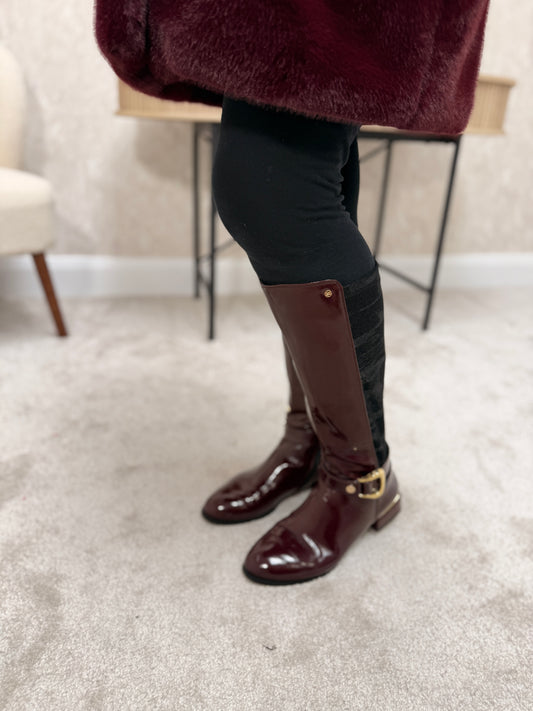 Kendari Port Shimmer Long Boots