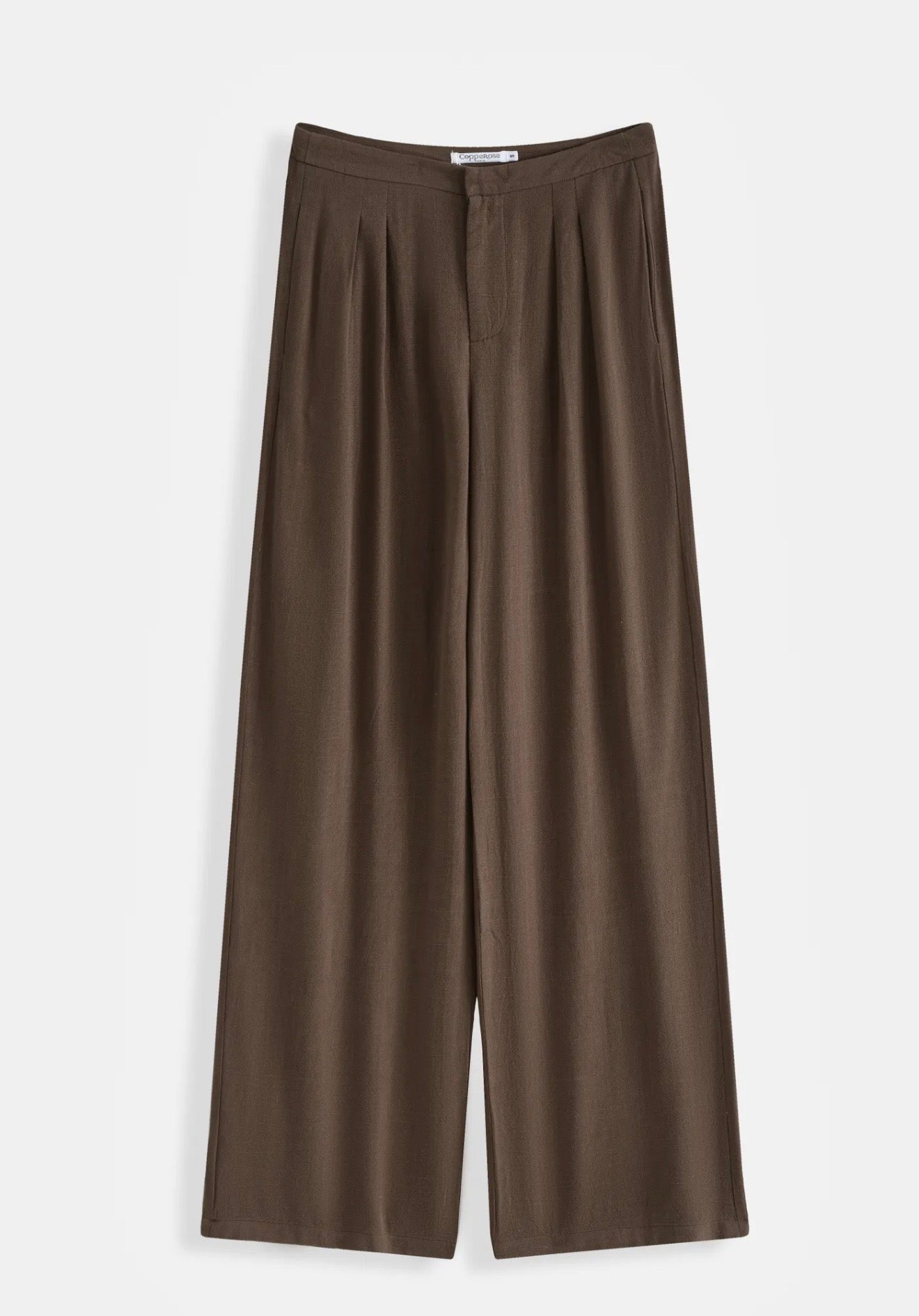 BROWN Asymmetric Blazer Trousers Co Ord