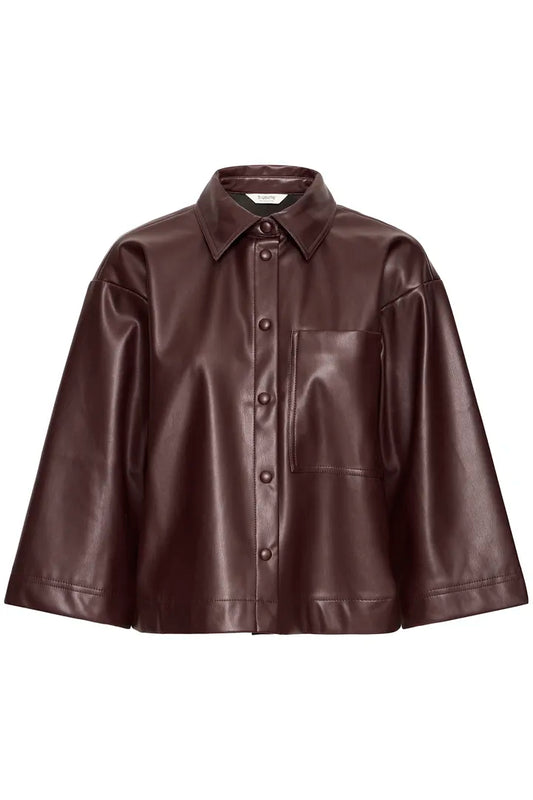 Enid Shirt Burgundy