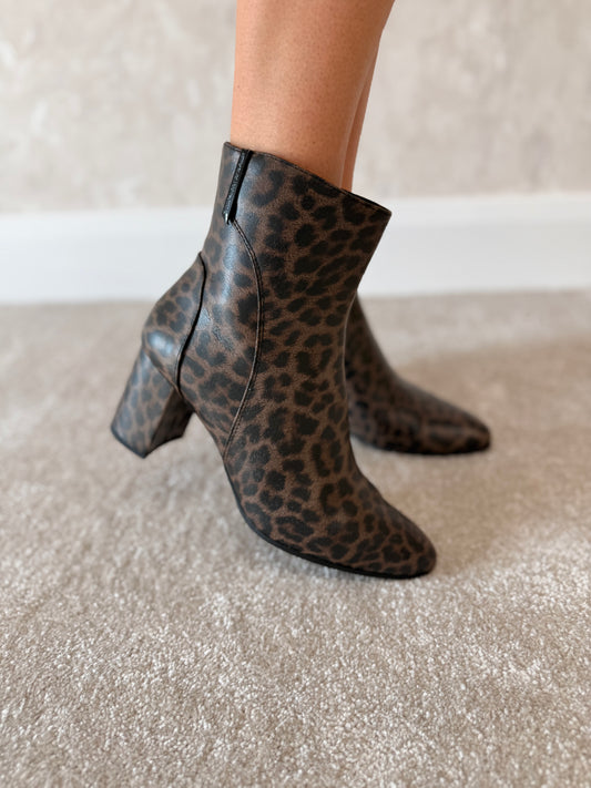 Leopard Print Boots