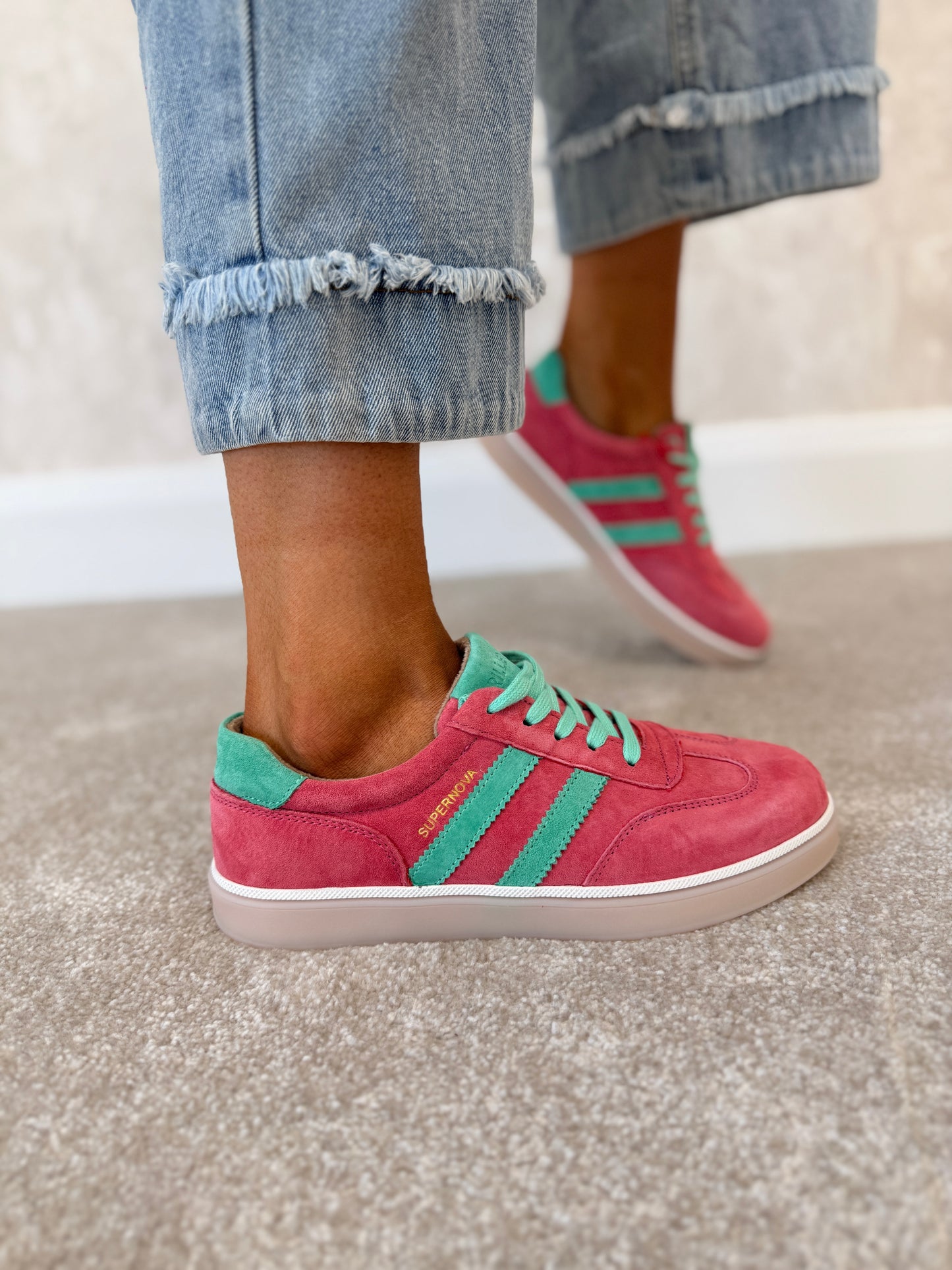 Seventy Five Mint Berry Trainers