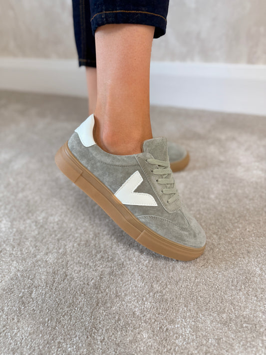 Ninety Calming Green Trainers