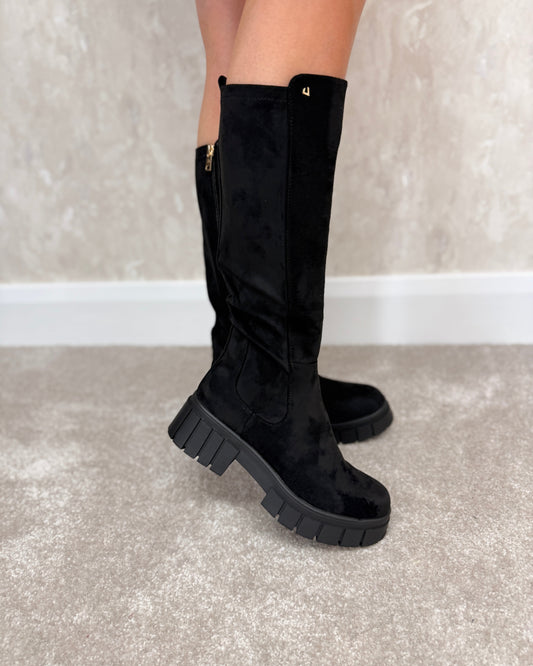 Shakin Vinyl Long Sock Boots