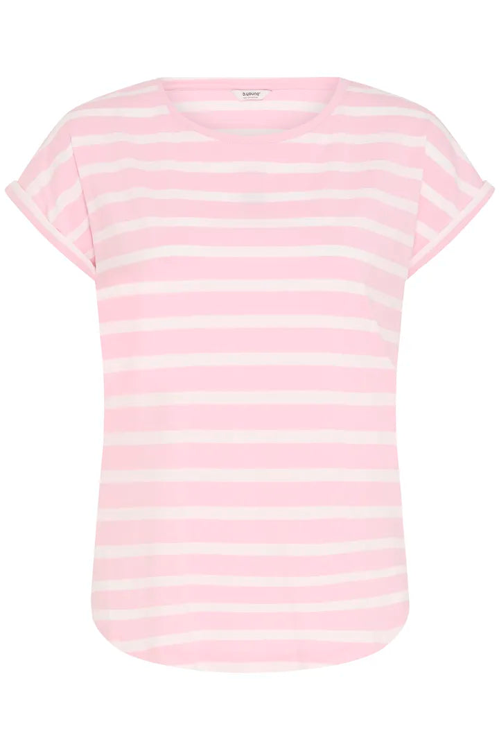 Pamila O Neck T shirt Light Pink