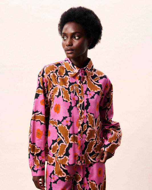 Sailor Floral Blouse Floral