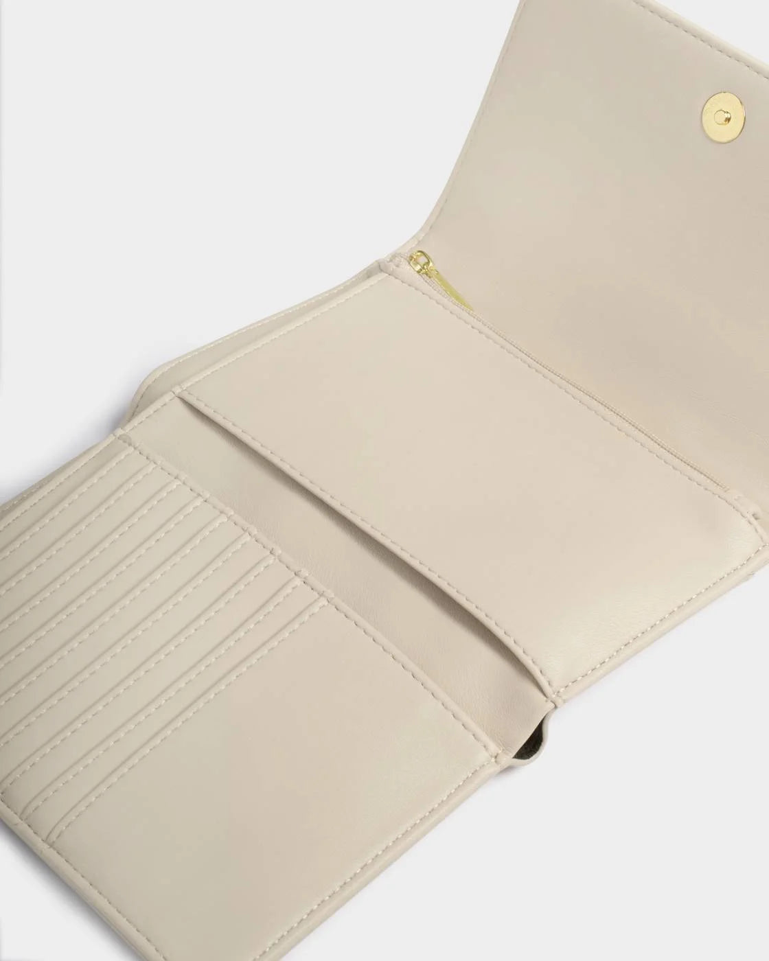 KLB4468 TAYA Woven purse off white