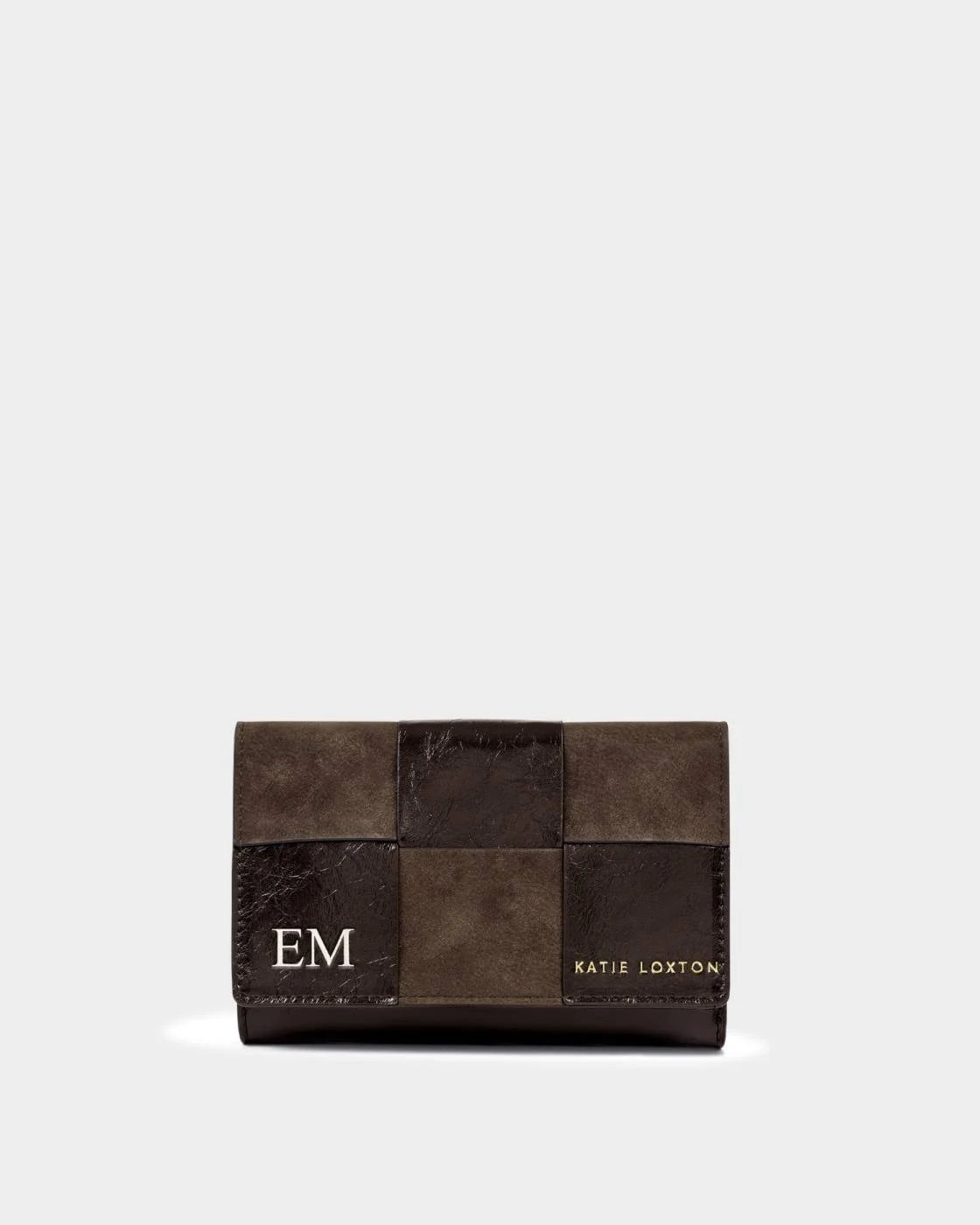 KLB4981 TAYA Woven purse brown