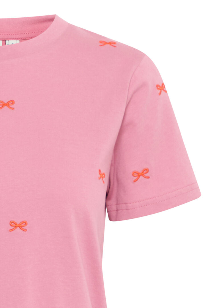 Camino T Shirt Orange Bows