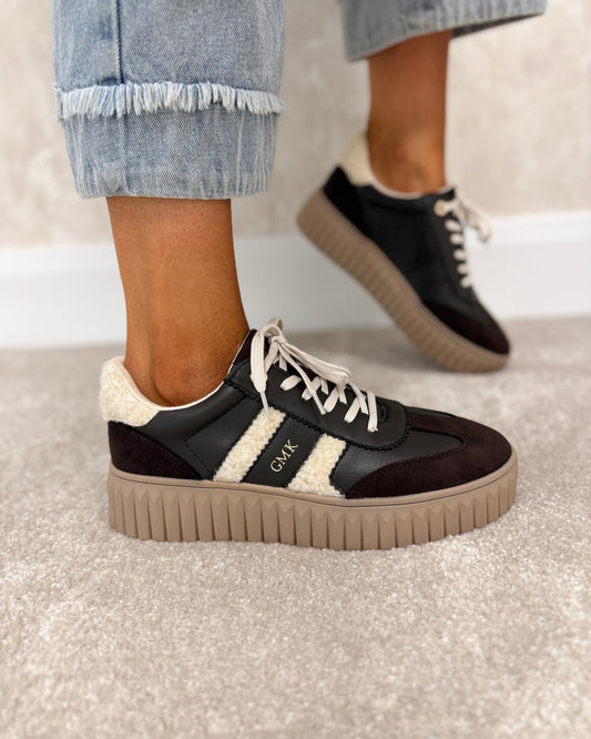 Mocca Brown Teddy Trainers