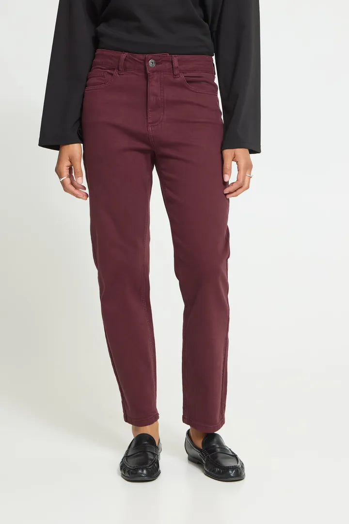 Ziggy Raven Jeans Burgundy