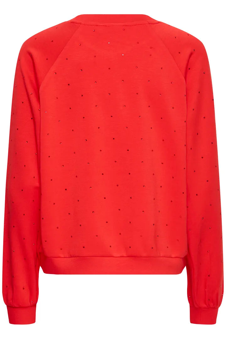Amias LS Sweatshirt Red