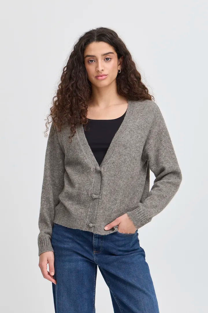 Dasila LS Grey Cardigan