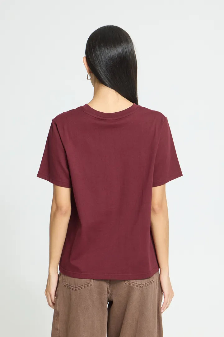 Palmers Loose T Shirt Burgundy