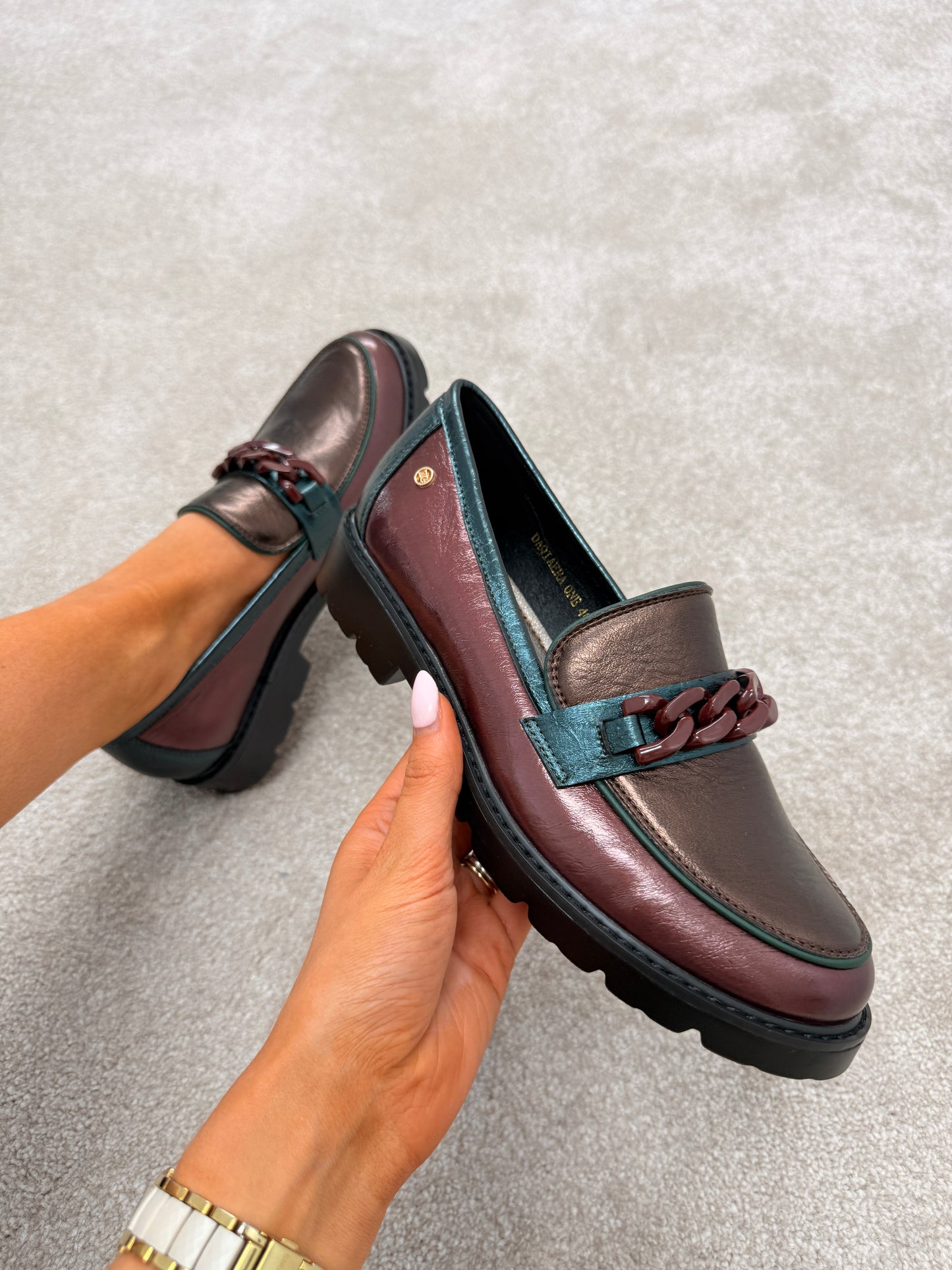 Daqia One Port Mix loafers