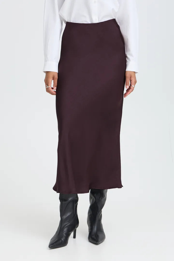 Dacanna Midi Skirt Plum