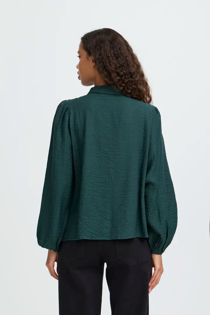 Rhinestone Green Shirt