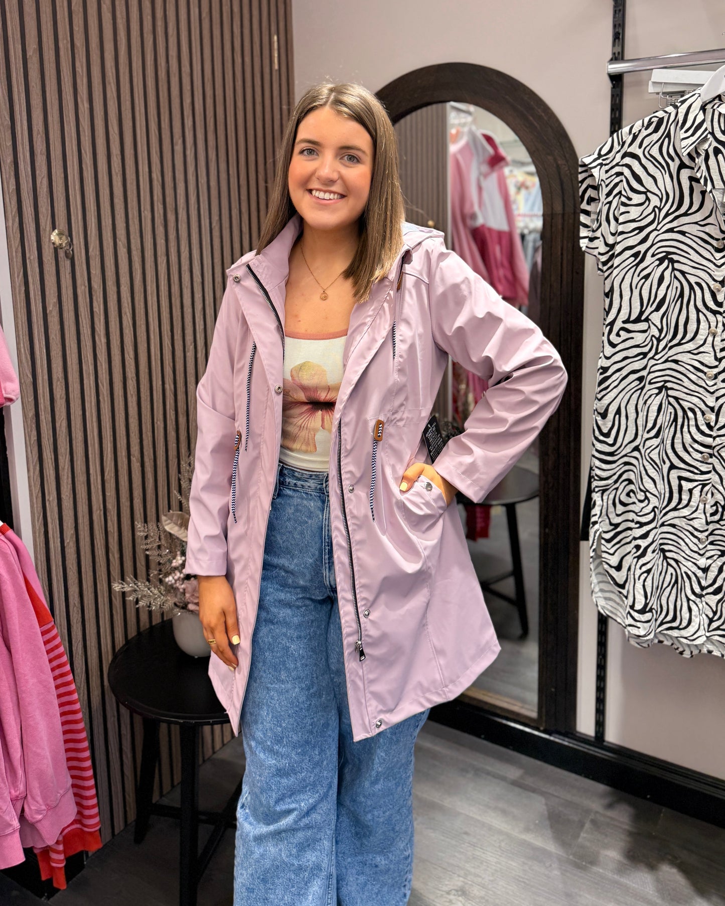 Lilac Raincoat