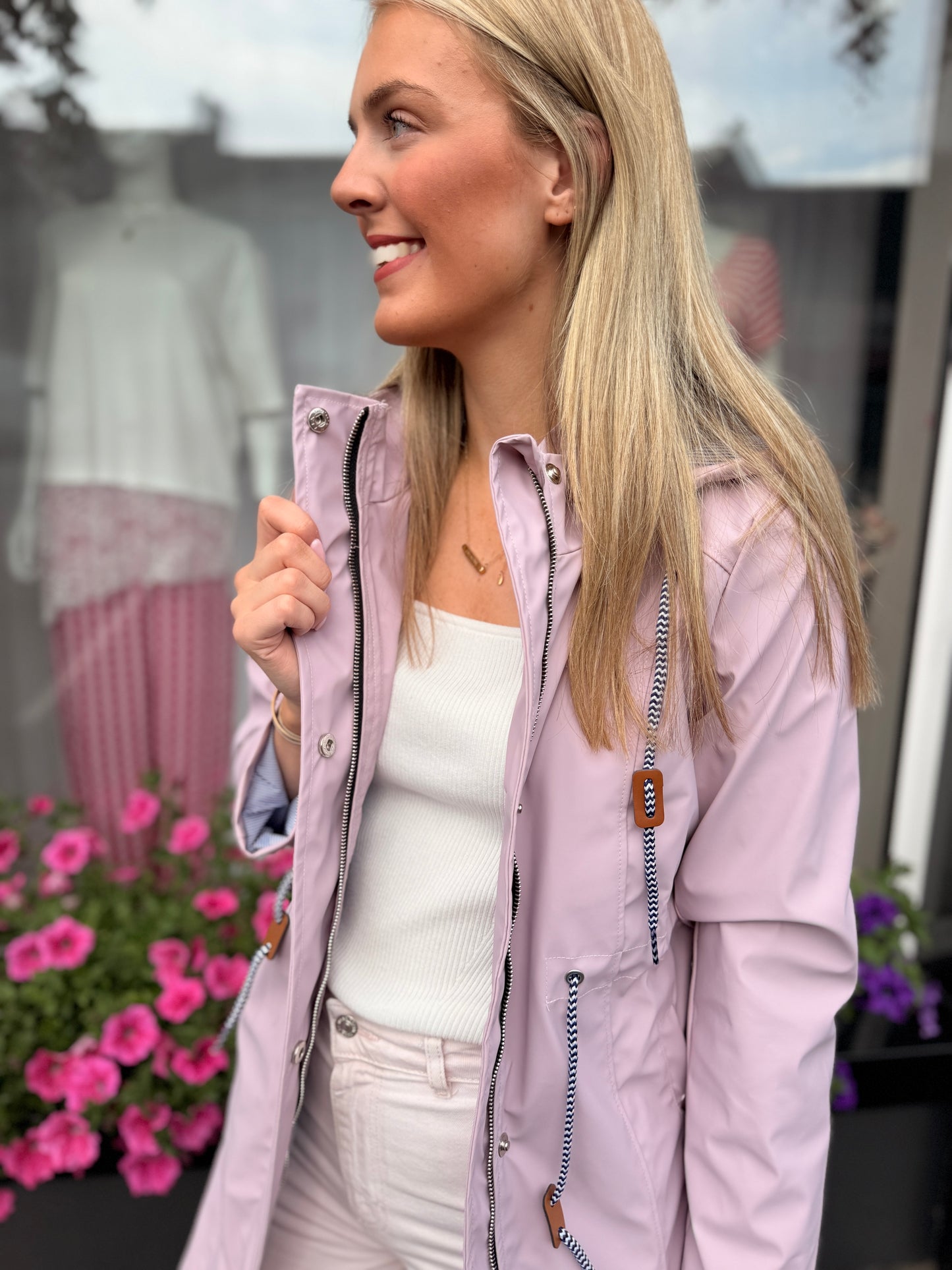 Lilac Raincoat