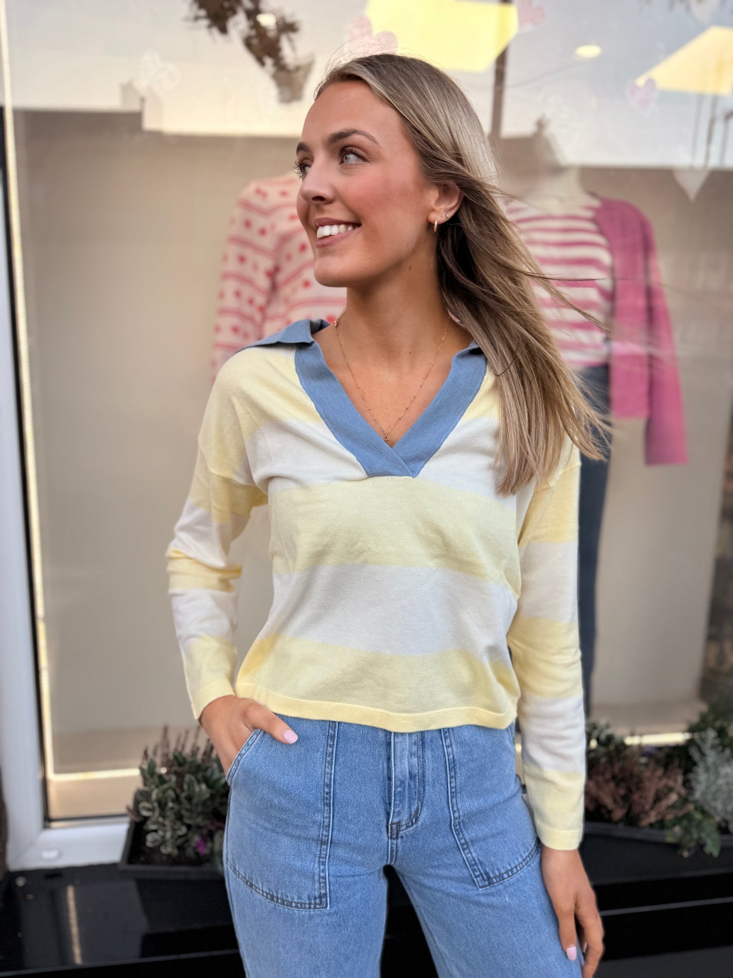 Hydralis Yellow Polo Top