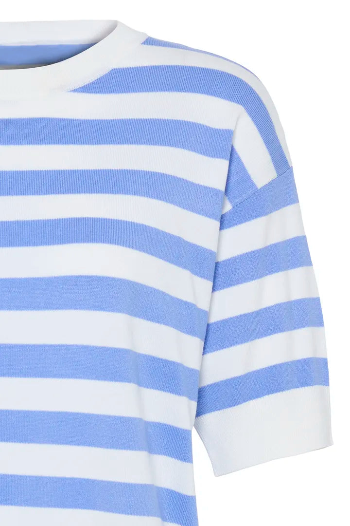 Morla SS Top Blue Stripe