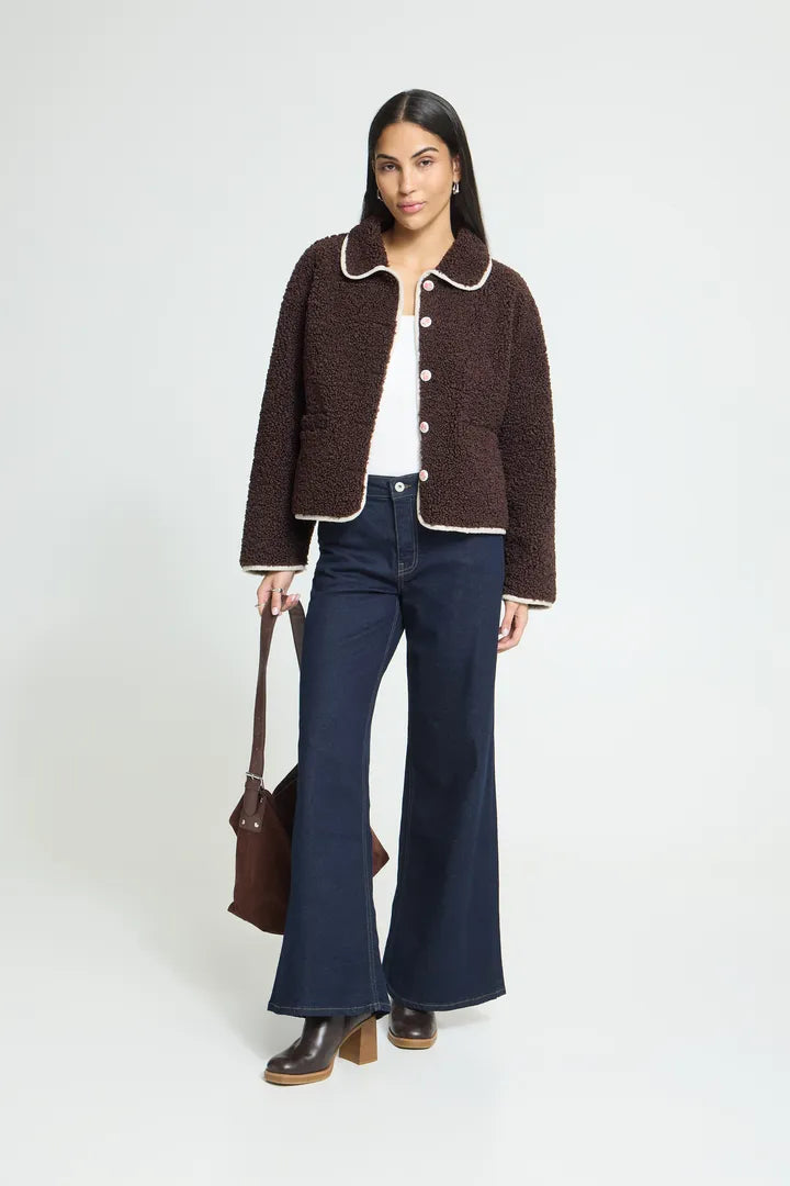 Hoziva Brown Jacket