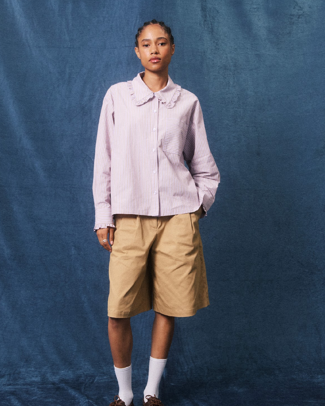 Lilac Stripe Shirt