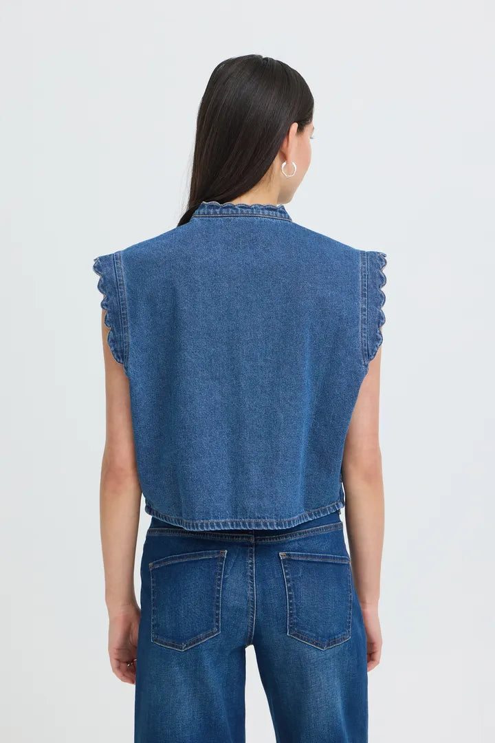 Palou Waistcoat Denim