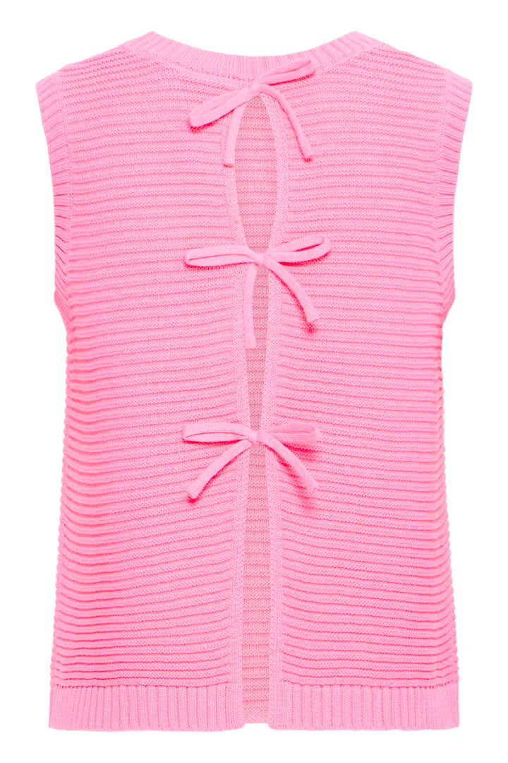 Dotties Waistcoat Azalea
