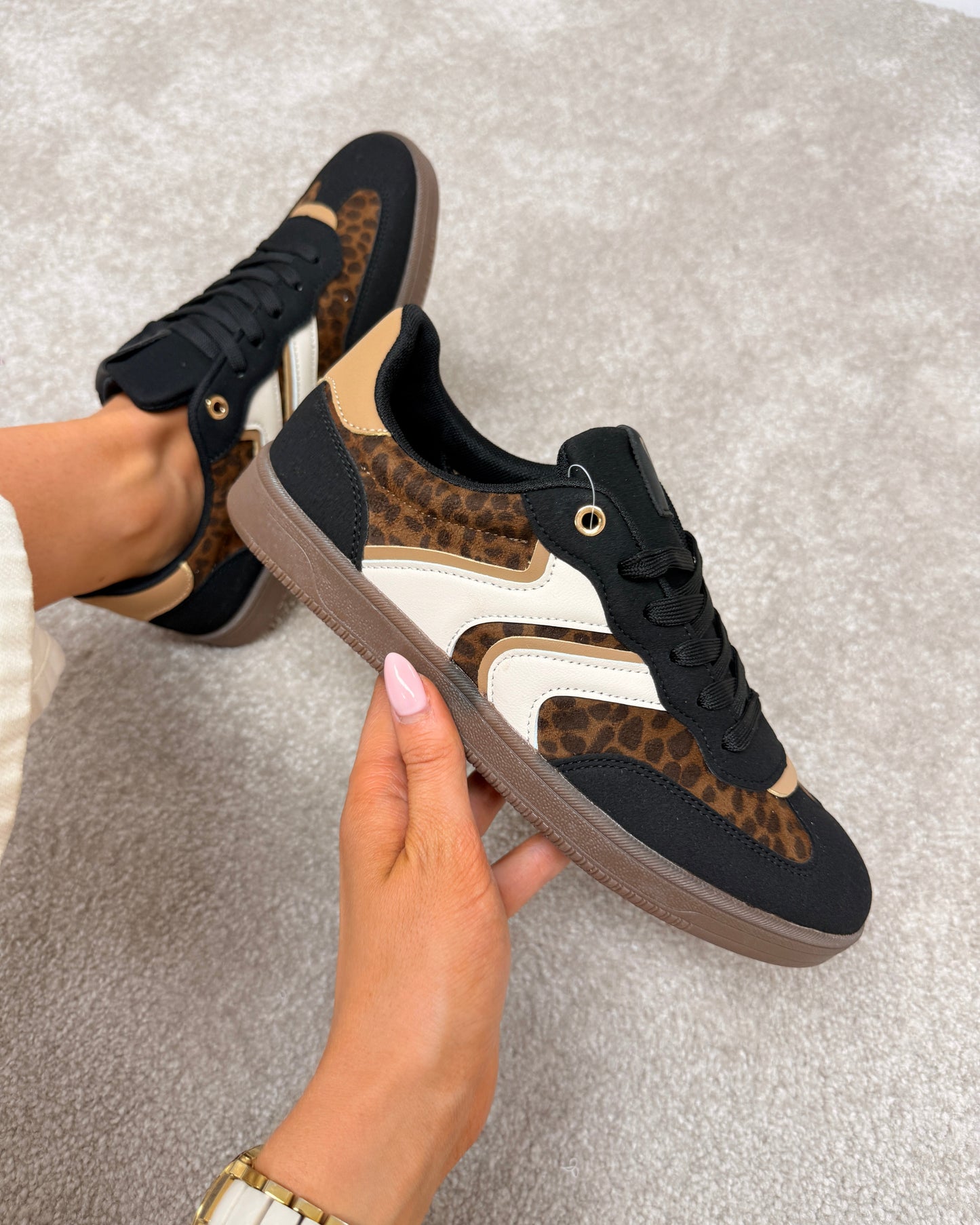 Lunar Jersey Black Trainers