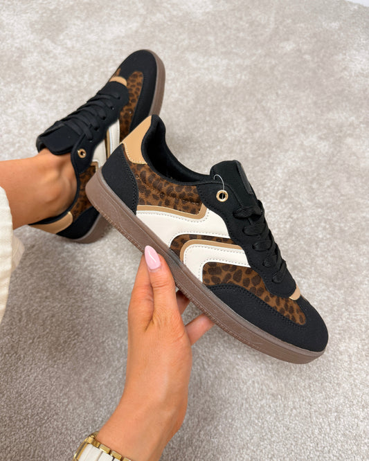 Lunar Jersey Black Trainers