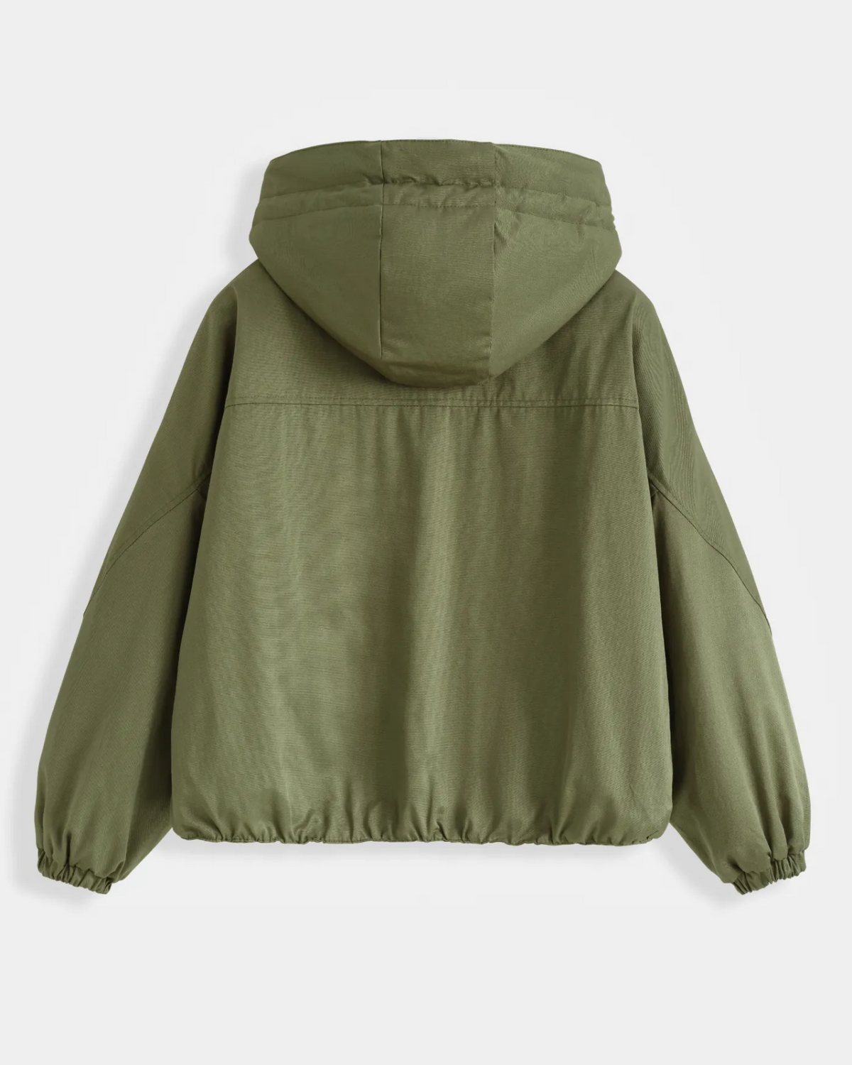 Kylie Oversized hooded jacket green