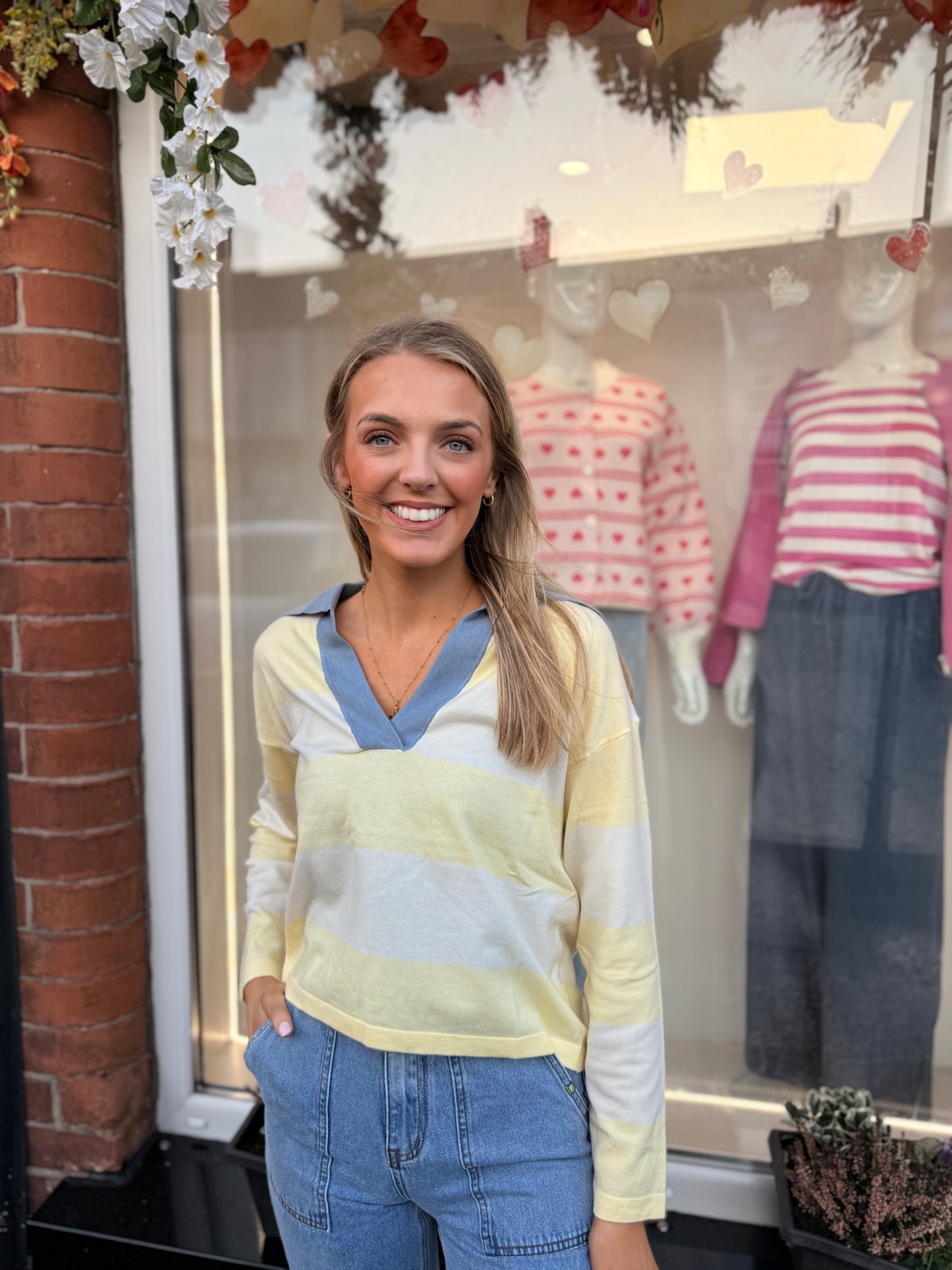 Hydralis Yellow Polo Top