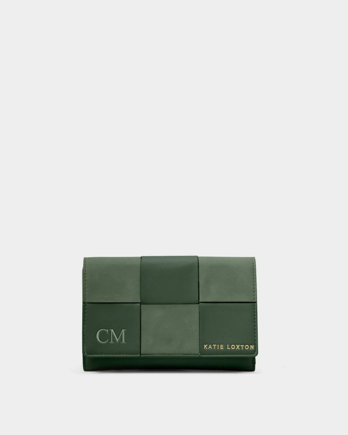 KLB4982 TAYA Woven purse green