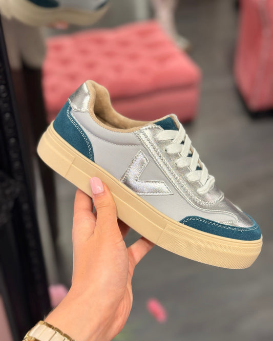 Eighty Aqua Blush Blue Trainers