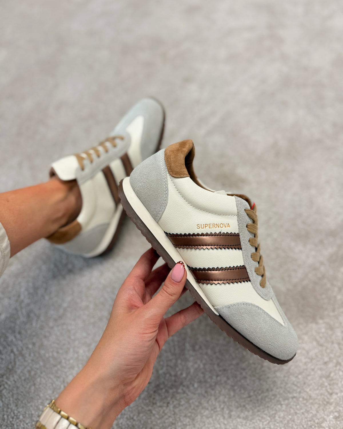 Ninety nine burnt topaz trainers