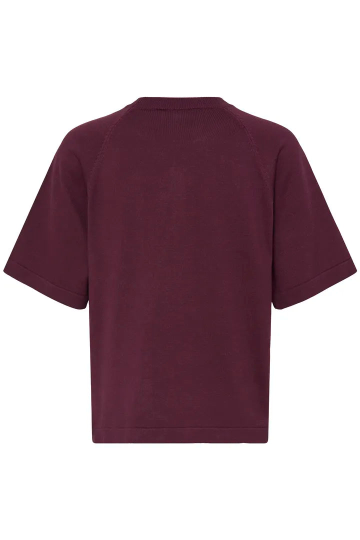 Morla SS Jumper Burgundy