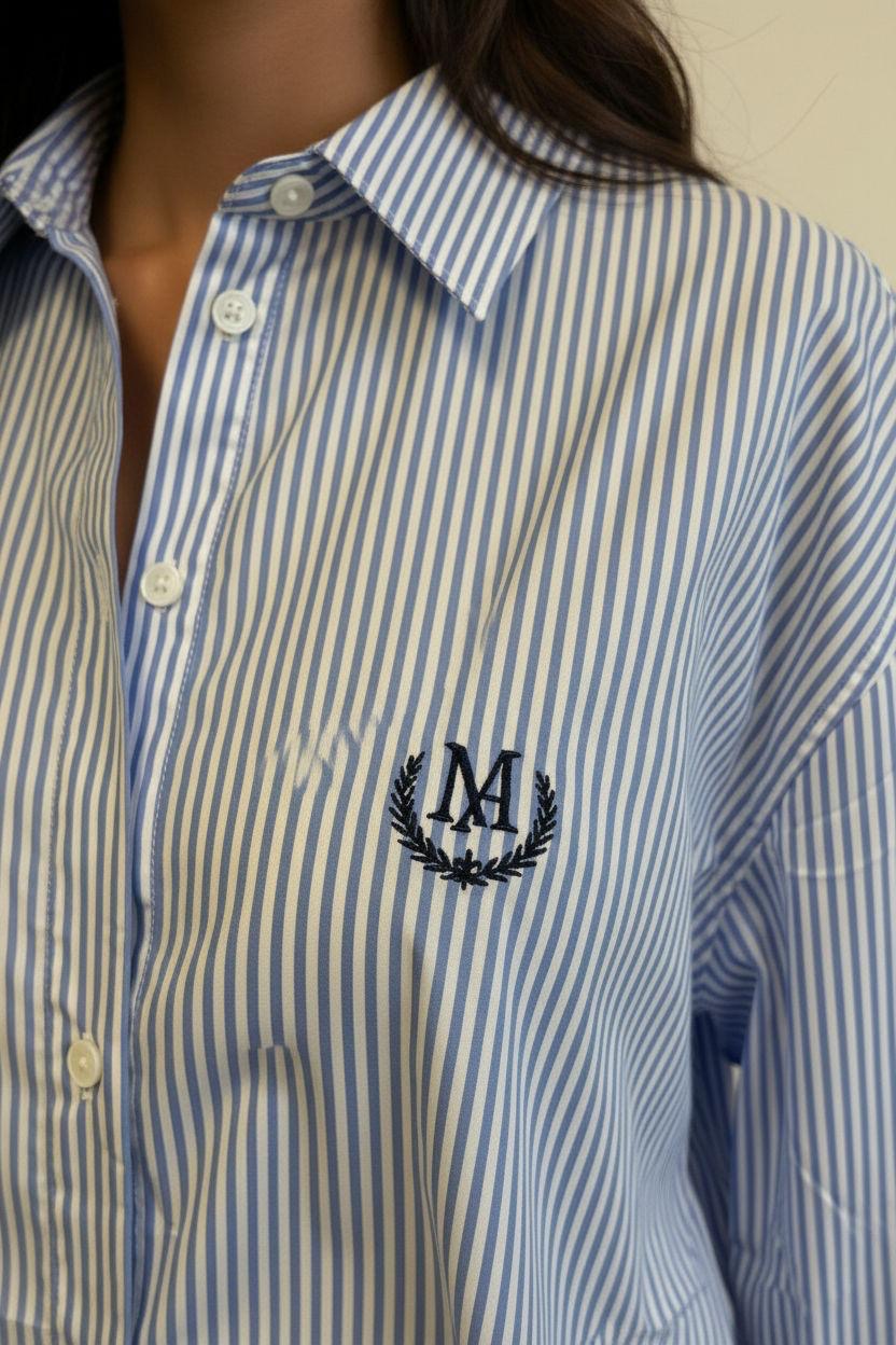 Blue White Stripe Shirt