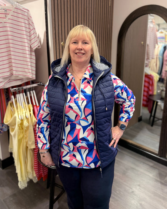 Yew Navy Gilet