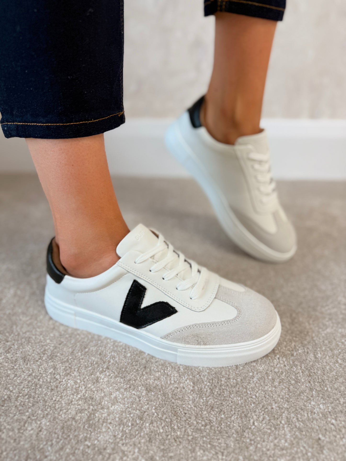 Ninety Crystal Ink Trainers