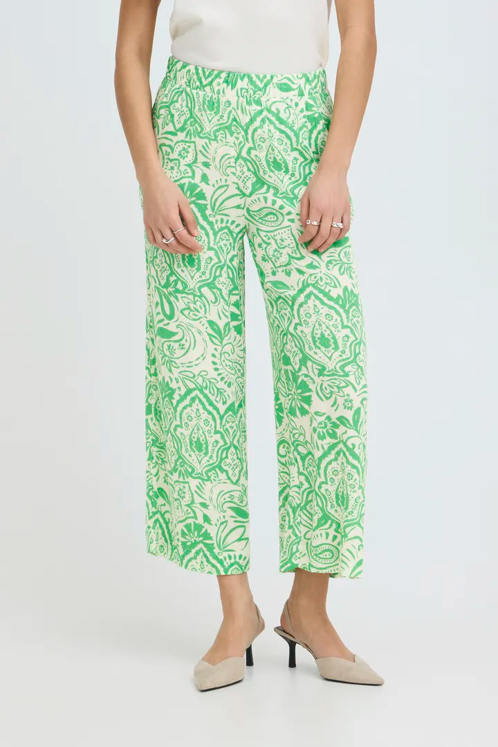 Marrakech AOP Green Trousers