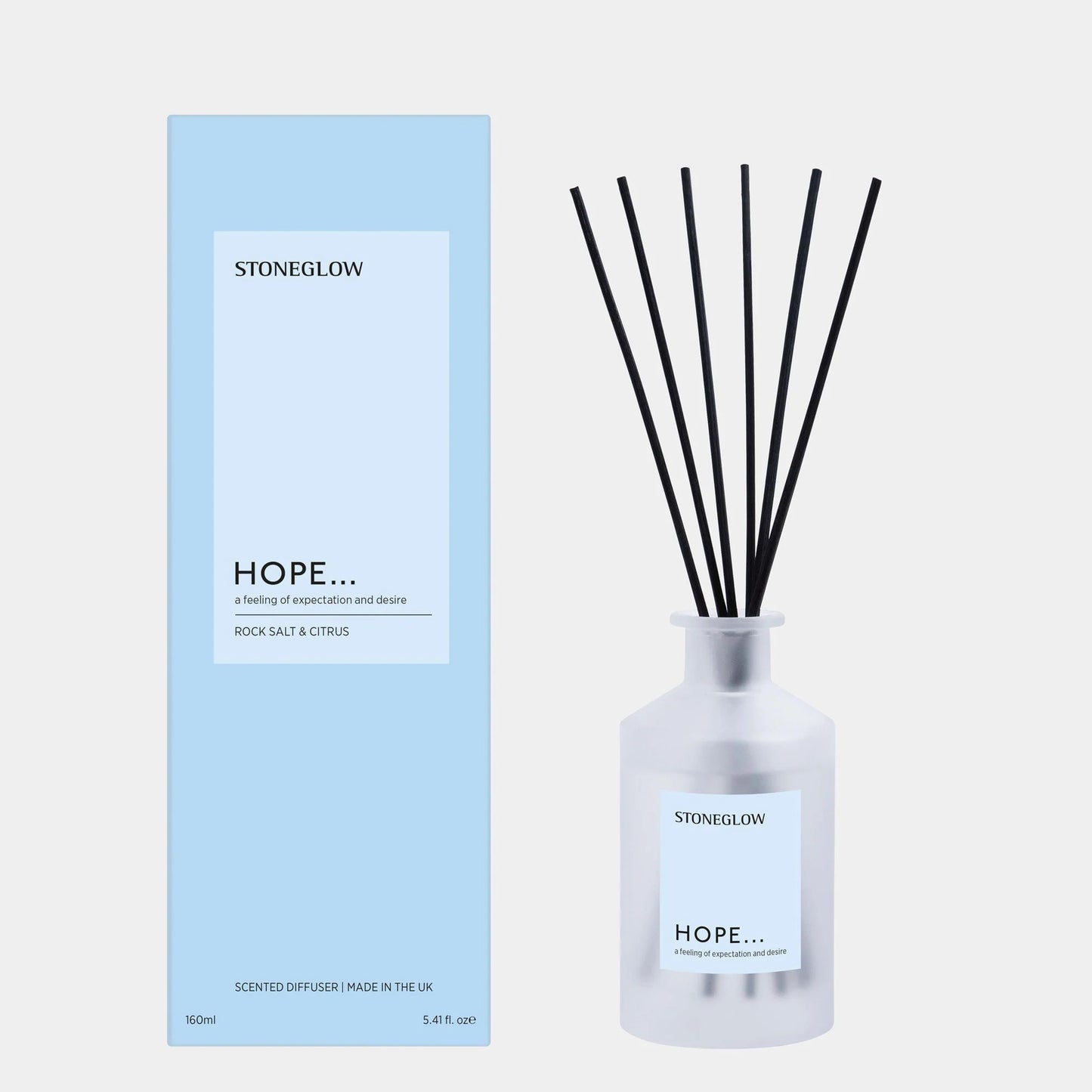 Affirmations - Hope - Rock Salt & Citrus - Scented Reed Diffuser 160ml