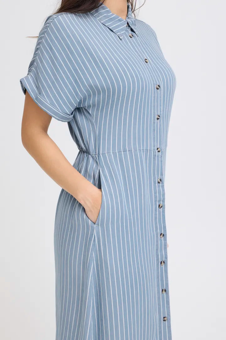 Kosmo Blue Stripe Dress