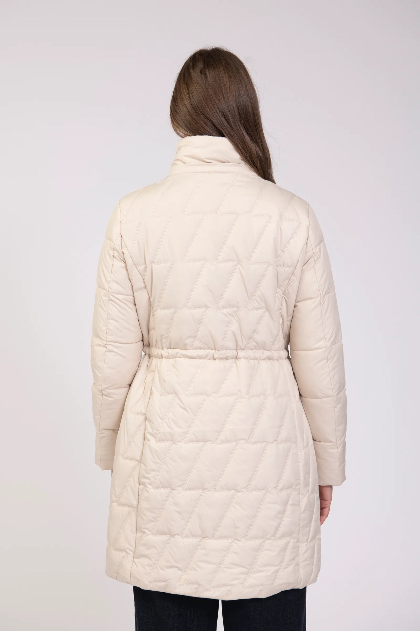 Cream Puffer Coat