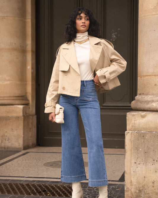 Gasparette Wide Jeans Blue