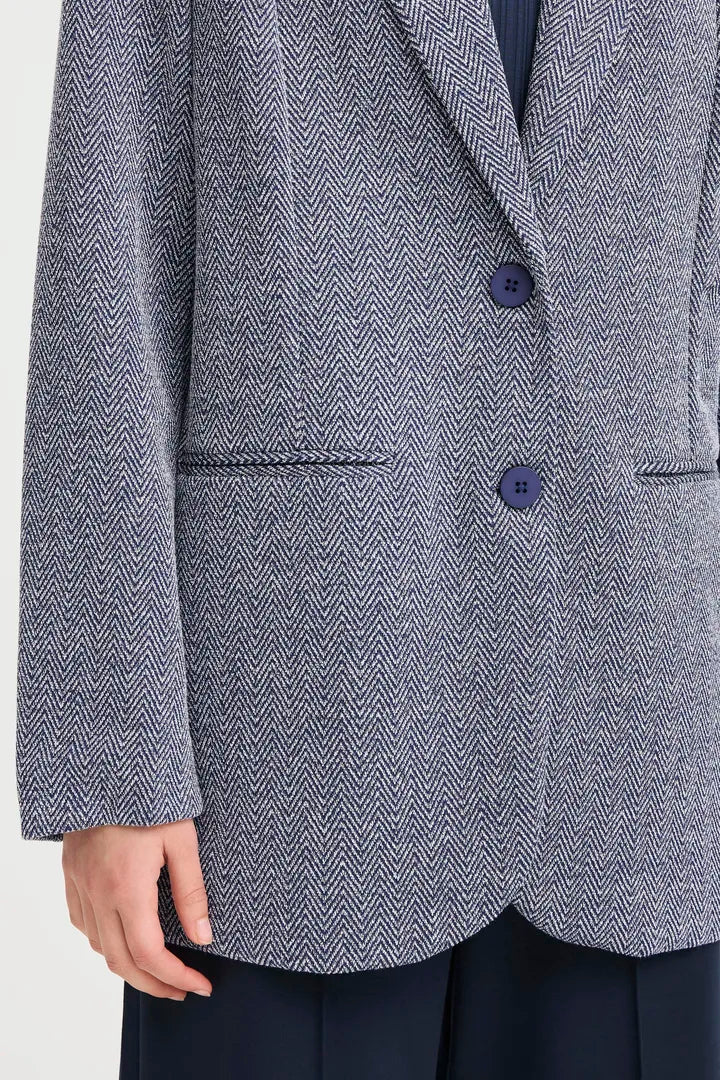 Kate Jacquard Oversized Blazer