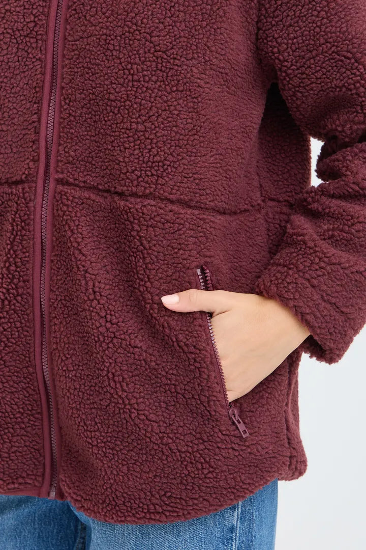 Alea jacket maroon