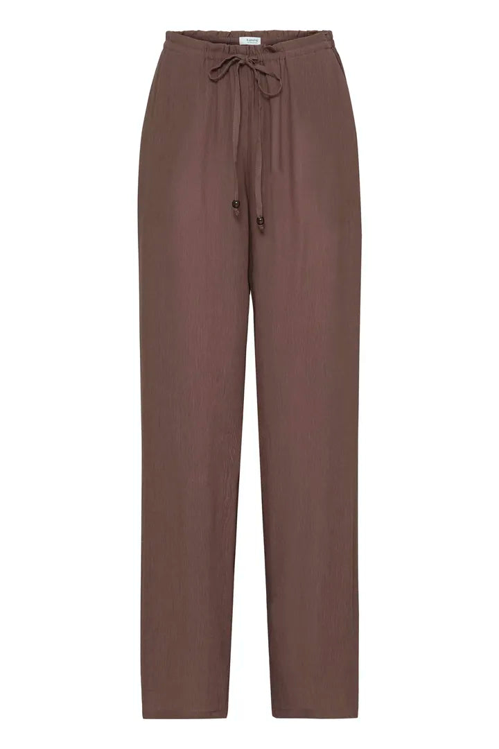 Brown Erolo Crepe Pants