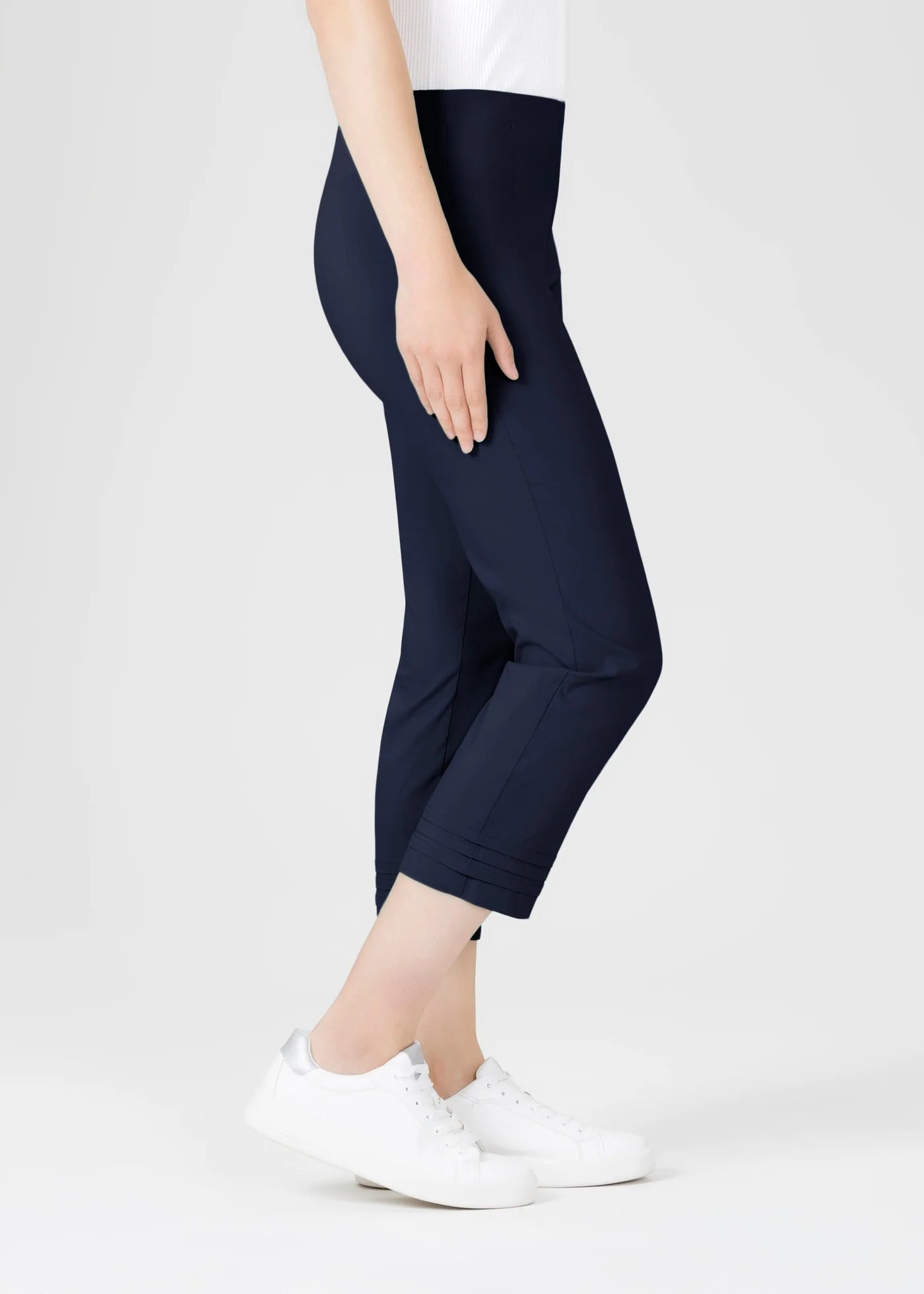Ina 15 602 Navy Waterfall Hem